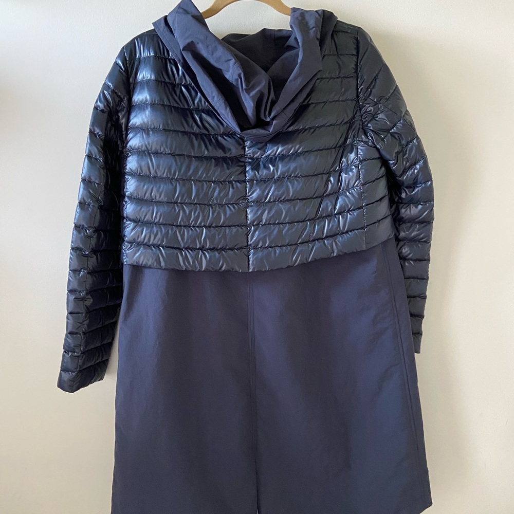NWT Herno navy blue all weather jacket